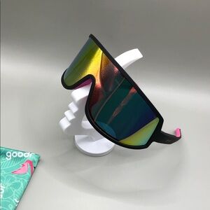 Goodr Wrap Shield I Do My Own Stunts Polarized Sunglasses UNISEX
